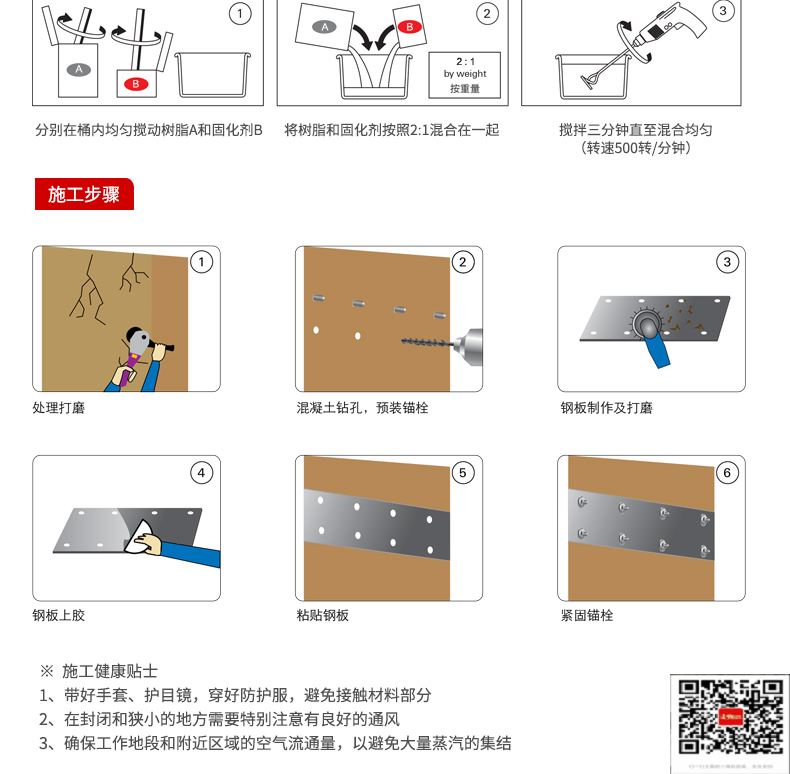 包钢金东粘钢加固施工过程